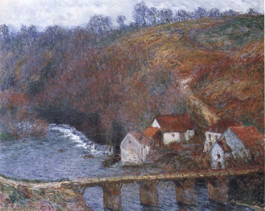 Claude Monet The Grande Creuse by the Bridge at Vervy